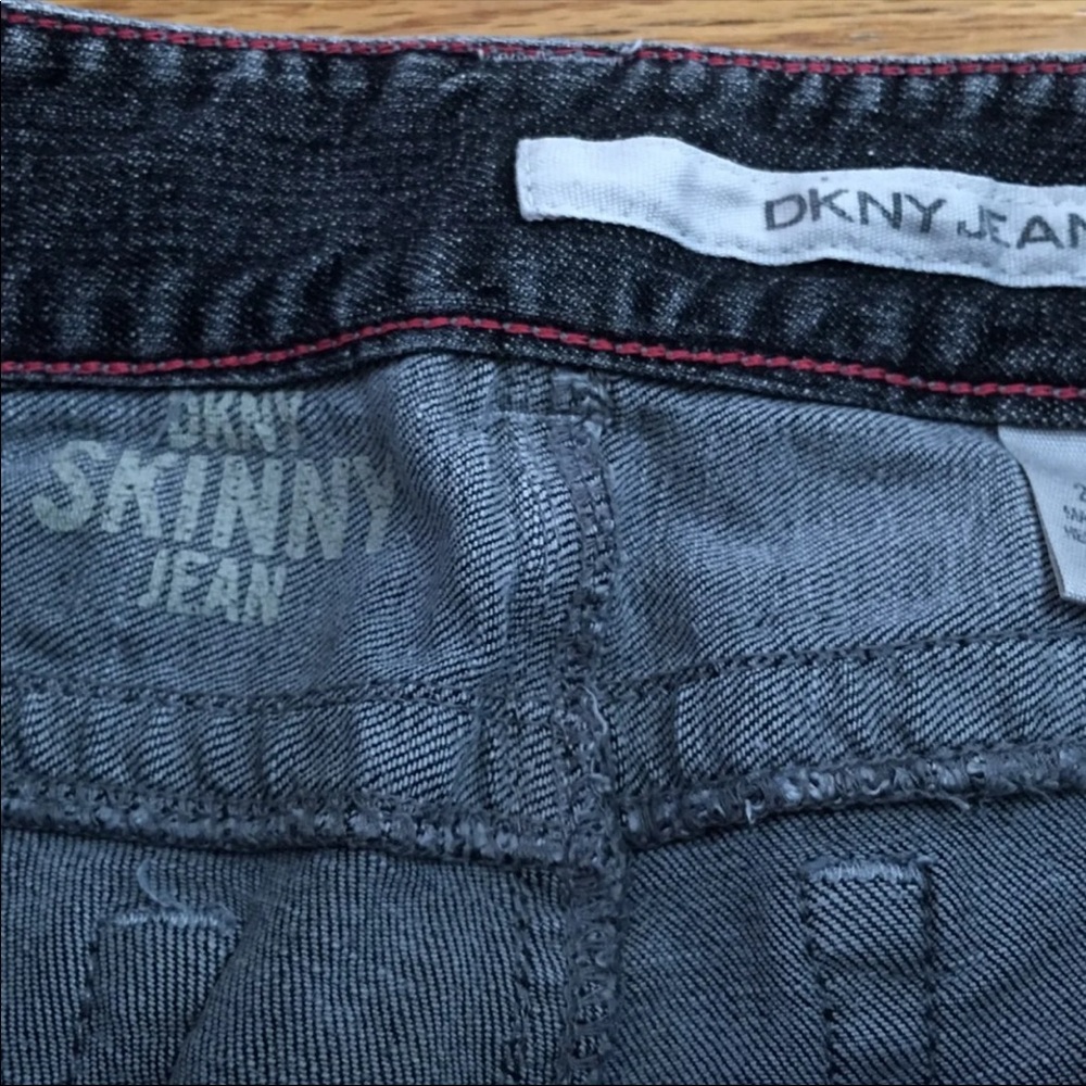 DKNY Charcoal Grey denim Skinny Jeans 26 - Picture 4 of 6